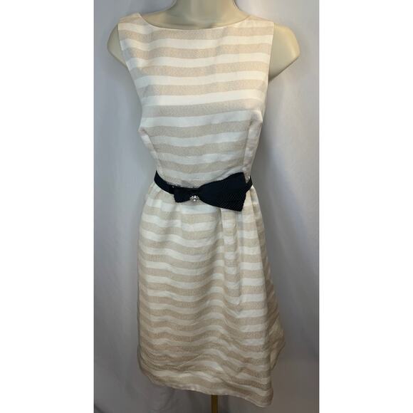 NWT Lilly Pulitzer Eryn Dress - Cameo White Swizzle Stripe - Size 6 - Picture 2 of 13